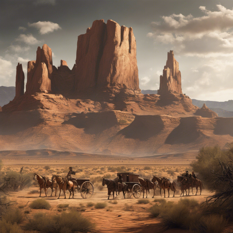 Frontier landscape western